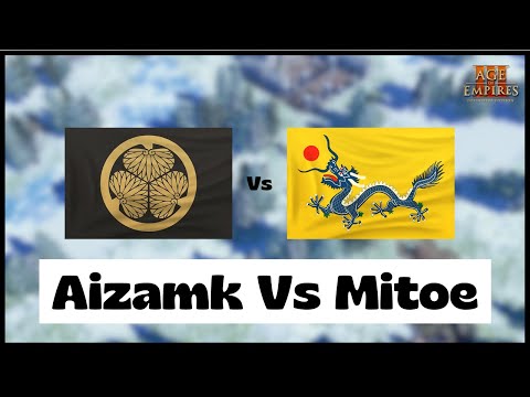 Age of Empires 3- Japan Vs China | Aizamk Vs Mitoe | Aoe3 DE | 1v1 Pro Game | 4K