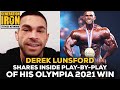Derek Lunsford Reflects On Olympia Win And Details His Battle With Shaun Clarida