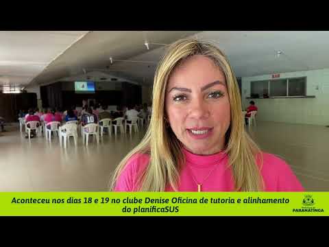 Tutoria e alinhamento do planificaSUS