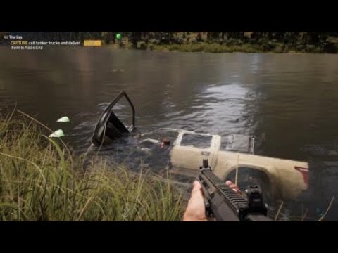 Far Cry® 5 Driving  Underwater