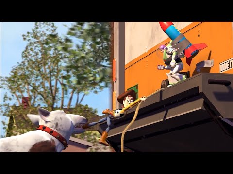 Toy Story | Escaping Scud And The Moving Truck Scene