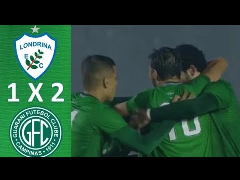 Londrina 1 x 2 Guarani Melhores Mementos Braziero Serie B 03/08/18