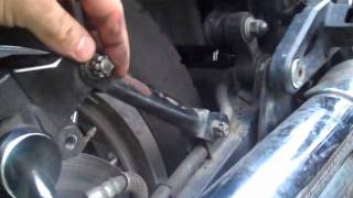 How to remove the rear wheel of your shaft driven motorcycle