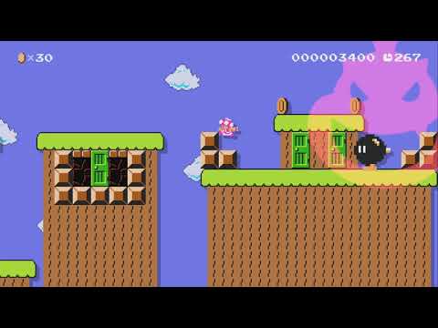 Bob-Omb Battlefield by Dagmar - Super Mario Maker 2 - No Commentary 1bw