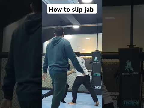How to slip jab tutorial 👊#fitfitfitness #boxing #martialarts #mma #fitnessmotivation #ufcgym