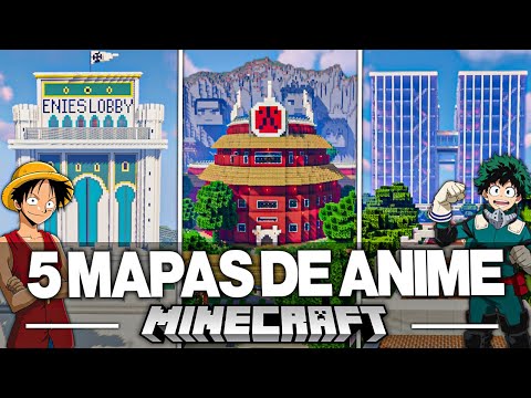 Top 5 Anime Maps in Minecraft 😲🉐