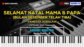Download lagu SELAMAT NATAL MAMA & PAPA - NADA PRIA | FREE MIDI | KARAOKE POP NATAL | KARAOKE HD | MOZ KARAOKE mp3