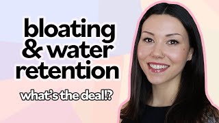 BLOATING & WATER RETENTION before your period? Here