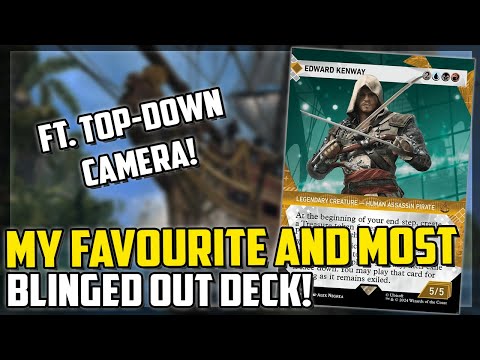 My Favourite (And Most BLINGED!) Deck! Edward Kenway Showcase!- Magic: The Gathering