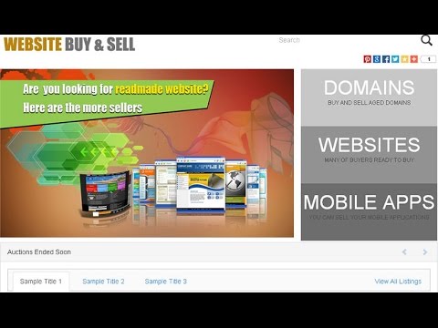 Entrepreneur website auction software, free demo available