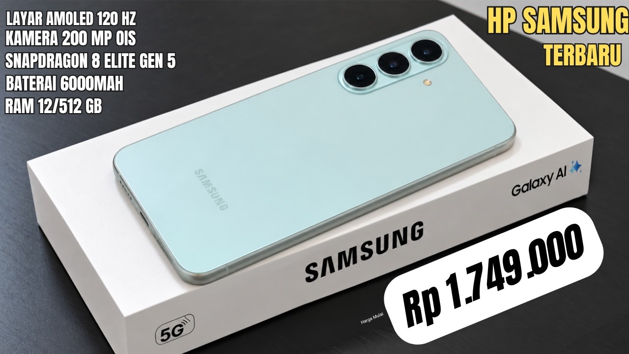 BARU RILIS‼️6000mAh + RAM 12/512GB | HP SAMSUNG TERBARU DAN TERBAIK SEPTEMBER 2026