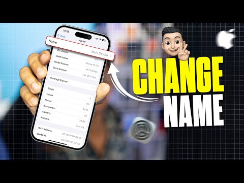 How to Change Name on iPhone | Update Device Name