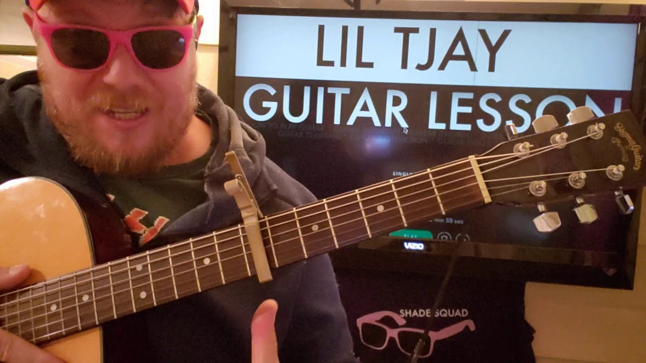 How To Play Move On guitar Lil Tjay // easy guitar tutorial beginner lesson easy chords