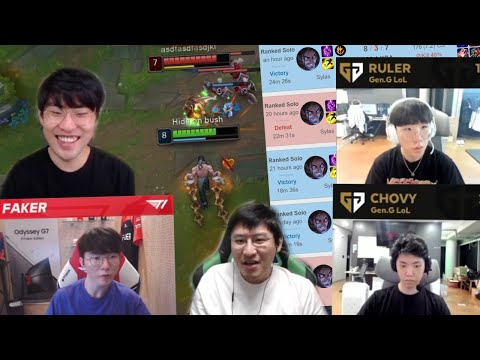 T1 Faker Getting Sylas Ready for The Finals! - Best of LoL Stream Highlights (Translated)
