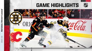 Bruins @ Flames 2/28 | NHL Highlights 2023