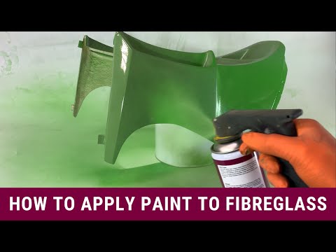How to apply paint to Fibreglass
