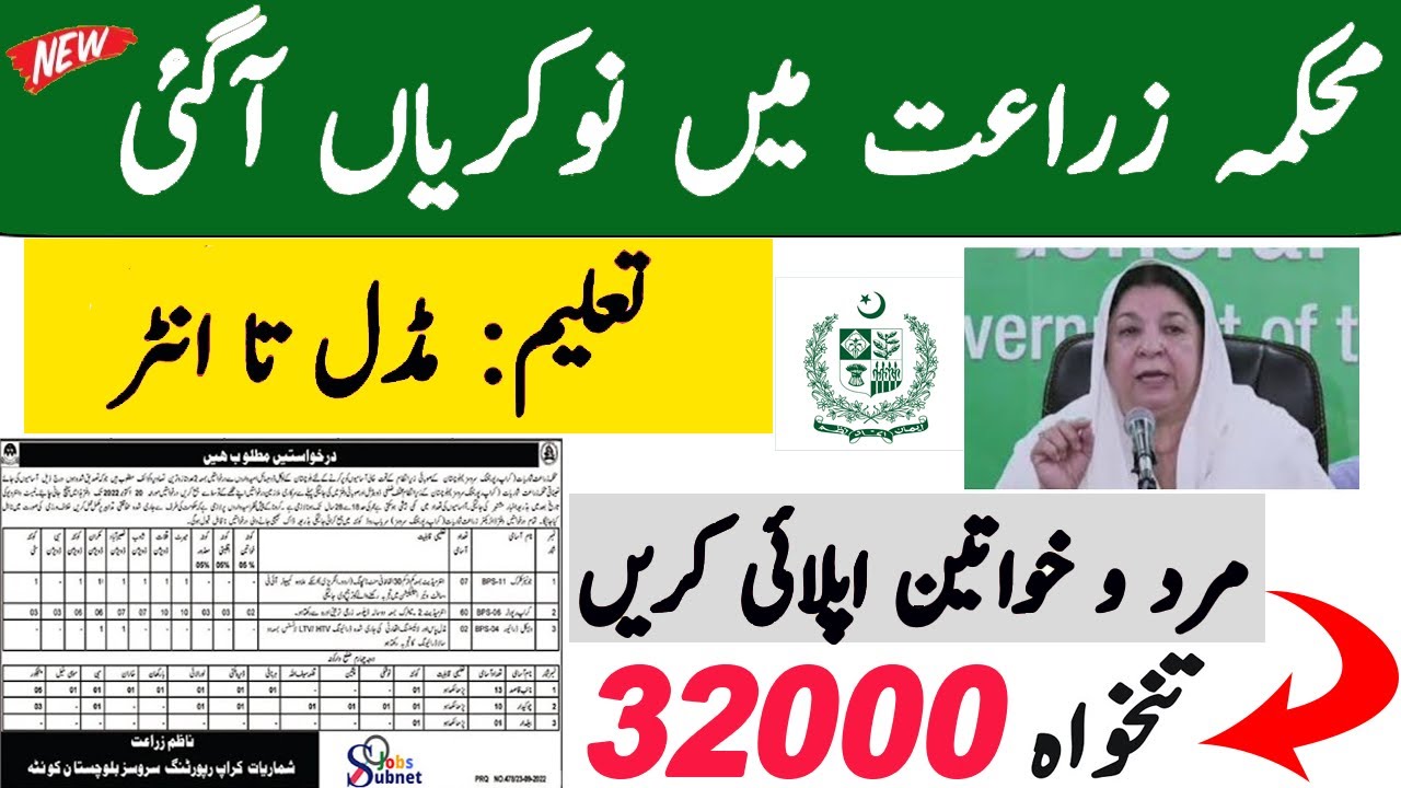 New Agriculture Jobs 2022 | | Agriculture Department Recruitment 2022 | New Jobs 2022 | Govt Jobs