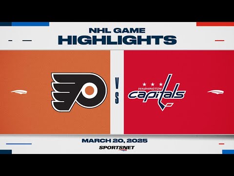 NHL Highlights | Flyers vs. Capitals - March 20, 2025