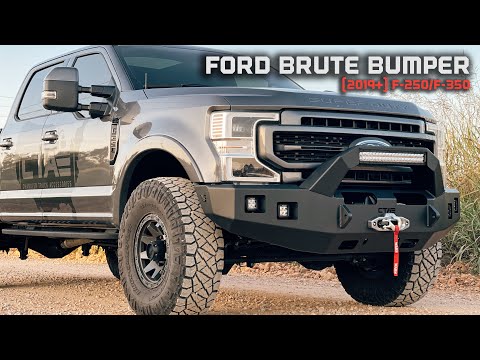 (2017-2022) Ford F-250/F-350 Brute Front Bumper - Install Guide