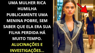MULHER RICA HUMILHA MENINA POBRE, SEM SABER QUE ERA SUA FILHA PERDIDA HÁ MUITOS ANOS...