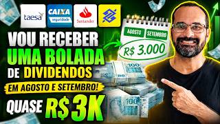 Vou receber Quase 2 Salários Mínimos de dividendos | Sem trabalhar
