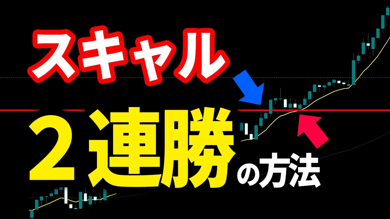 【FX】“前日高値”で２回勝てる！再現性の高いエントリーポイント【秒スキャ】