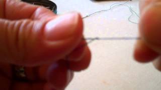 How To Tie a Knot in Thread for Sewing