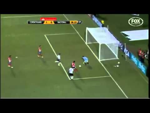 Corinthians 2 x 0 Nacional PAR - Gols - Libertadores 2012
