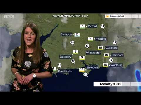 Alex Osbourne BBC South Today weather on BBC ONE September 27th 2020 in HD! - 60 FPS Better Quality