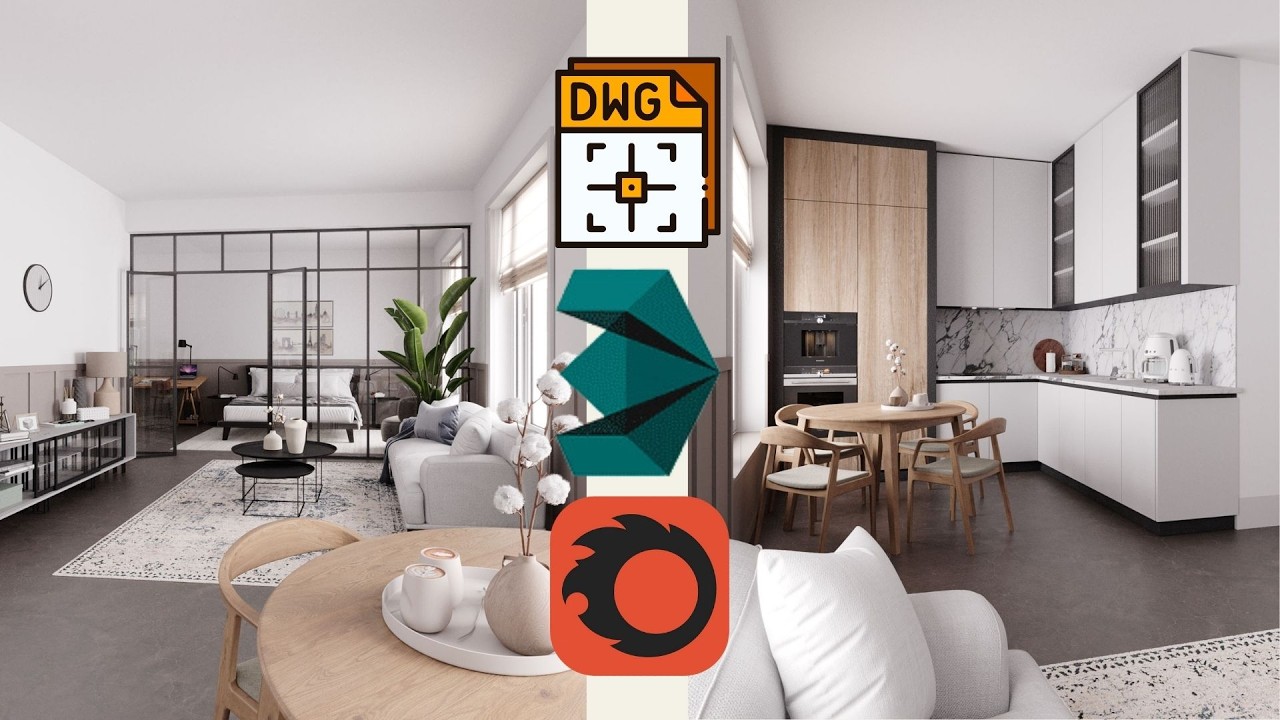 How to model and render a cozy apartment in 3dsmax