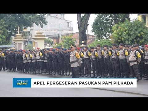 POLDA JAMBI APEL PERGESERAN PASUKAN PAM PILKADA