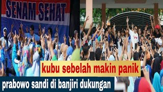 Download lagu PRABOWO SANDI DI BANJIRI DUKUNGAN, KUBU SEBELAH MAKIN PANIK mp3