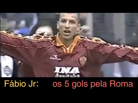 Fábio Júnior na Roma: todos os gols do ‘novo Ronaldo’