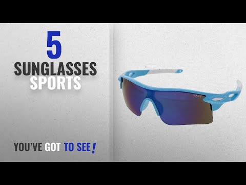 Top 10 Sunglasses Sports - Vast UV Protection Unisex Sport Sunglasses 9181C15/Blue Mirror