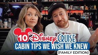 10 Disney Cruise Stateroom Tips We Wish We Knew 🛳️ | Family Packing & Organization Hacks