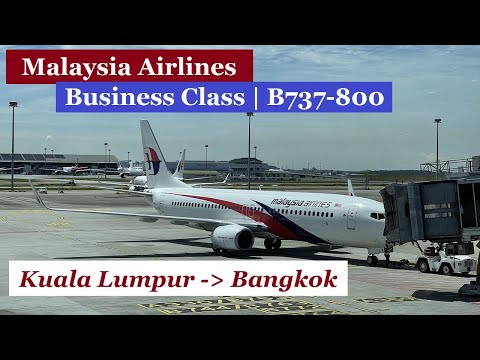 Classe Executiva da Malaysia Airlines: Kuala Lumpur para Bangkok | B737-800 - MAS Golden Lounge #030