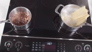 GE Profile Slide In Front Control Induction Range (PHS930)