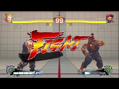 SSF4: ACE E I RI N (Guile) VS Eita (Akuma)
