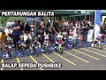 PUSHBIKE Pedal Free Bike Racing LITTLE KIDS RACE ON FUNNY BMX BIKES