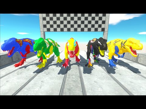Dinosaurs Race Champions Dc Jurassic World Evolution Dinosaur Hunting Trex Hero Vs Styracosaurus