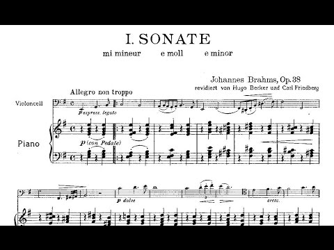 Johannes Brahms: Cello Sonata nº 1 Op. 38 (1865)
