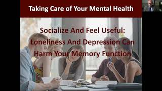 Caring for Your Mental Health and Memory Function