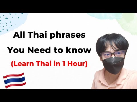 Thai Phrases You Need to Know | Learn Thai in 1 Hour