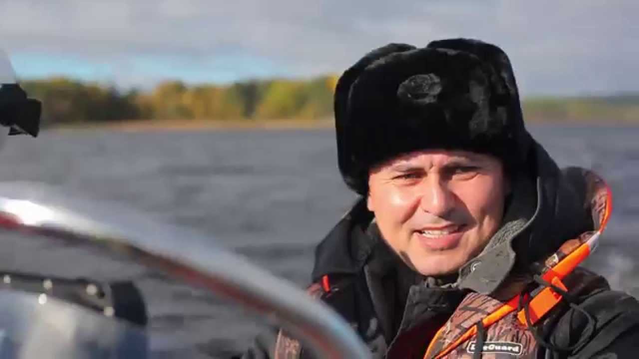 Катер "Буревестник-450" на Ладожском озере