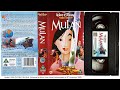 Mulan 1998 8th November 1999 UK VHS