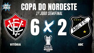 🔴 VITÓRIA X ABC | AO VIVO COM IMAGENS | 1º JOGO SEMIFINAL COPA DO NORDESTE 2026