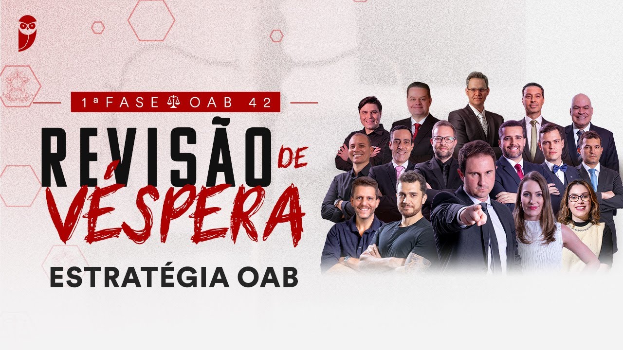 1ª Fase - OAB 42 | Revisão de Véspera