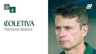 🎙️ COLETIVA | Chapecoense 3x3 Coritiba | Entrevista com o técnico Fernando Seabra.