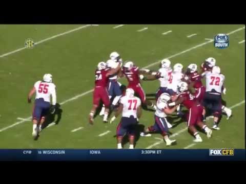 2014 USC vs South Alabama - Mason Harris Sack, Phillip Dukes Fumble Recovery