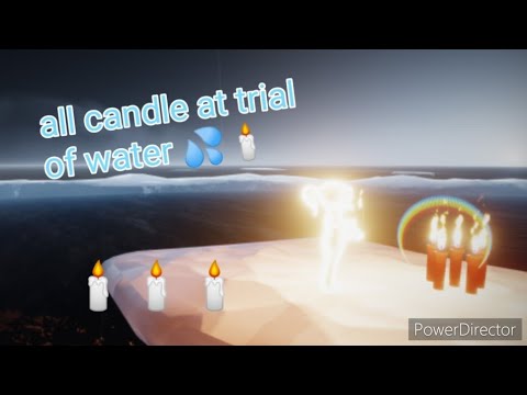 all candle location at trial of water 🕯💦💦 - sky guide |Sky children of light|
